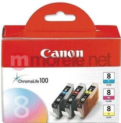 CANON CLI-8 C/M/Y Multi Pack hind ja info | Laserprinteri toonerid | kaup24.ee