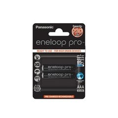 Panasonic eneloop аккумуляторные батарейки pro AAA 930 2BP цена и информация | Батарейки | kaup24.ee