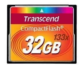 MEMORY COMPACT FLASH 32GB/133X TS32GCF133 TRANSCEND hind ja info | Mobiiltelefonide mälukaardid | kaup24.ee