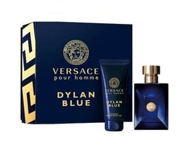 Подарочный комплект, туалетная вода для мужчин Versace Pour Homme Dylan Blue EDT, 100 мл цена и информация | Мужские духи | kaup24.ee