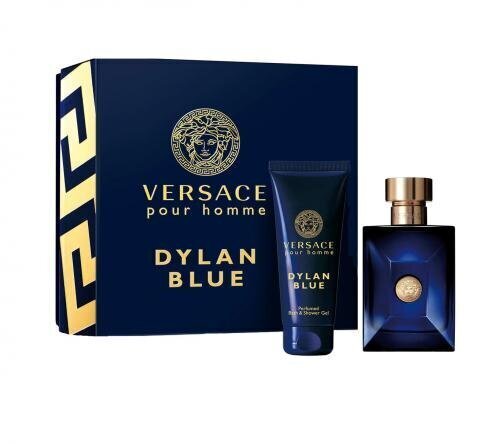 Versace Pour Homme Dylan Blue EDT kinkekomplekt meestele 100 ml цена и информация | Meeste parfüümid | kaup24.ee