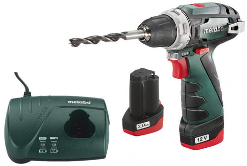 Akutrell PowerMaxx BS Basic, pappkarbis / 2x2,0Ah, Metabo hind ja info | Akutrellid, kruvikeerajad | kaup24.ee