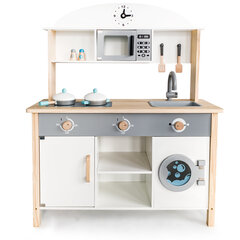 Ecotoys puidust mänguköök pesumasinaga hind ja info | Tüdrukute mänguasjad | kaup24.ee