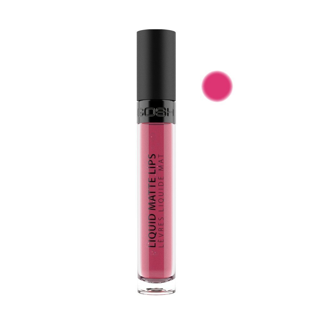 GOSH Liquid Matte Lips vedel huulepulk 4 ml, 002 Pink Sorbet hind ja info | Huulepulgad, -läiked, -palsamid, vaseliin | kaup24.ee