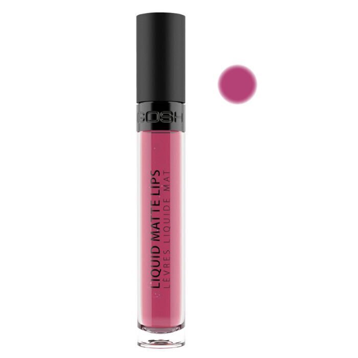 GOSH Liquid Matte Lips vedel huulepulk 4 ml, 006 Berry Me hind ja info | Huulepulgad, -läiked, -palsamid, vaseliin | kaup24.ee