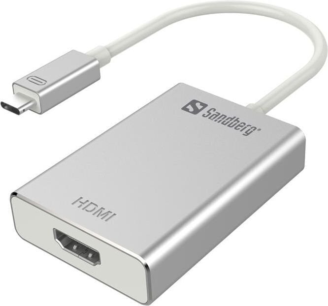 SANDBERG USB-C to HDMI Link цена и информация | Kaablid ja juhtmed | kaup24.ee