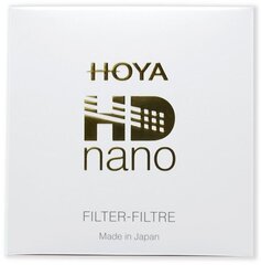 Hoya filter ringpolarisatsioon HD Nano 62mm hind ja info | Filtrid fotoaparaatidele | kaup24.ee