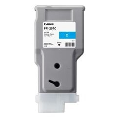 CANON PFI-207 C Ink cyan hind ja info | Tindiprinteri kassetid | kaup24.ee
