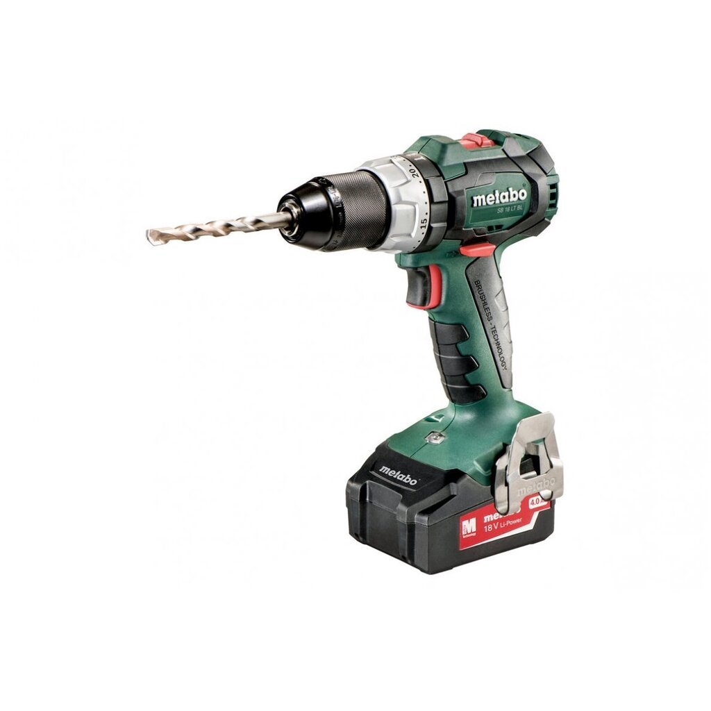 Löögiga akutrell SB 18 LT BL / 2 x 4,0 Ah, Metabo hind ja info | Akutrellid, kruvikeerajad | kaup24.ee