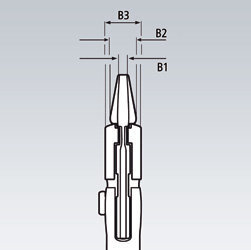 Mutritangid 180mm Knipex hind ja info | Käsitööriistad | kaup24.ee