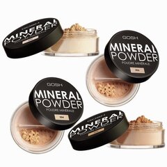 Минеральная пудра GOSH Mineral Powder идеальна для создания идеально ровной, матовой кожи.<br />
Невероятно легкая, шелковая минеральная пудра GOSH Mineral Powder великолепно выравнивает тон кожи и придает красивый естественный матовый эффект. Обладает средней плотностью покрытия. <br />
Используйте кисть для минеральной пудры для лучшего результата.<br />
 цена и информация | Пудры, базы под макияж | kaup24.ee