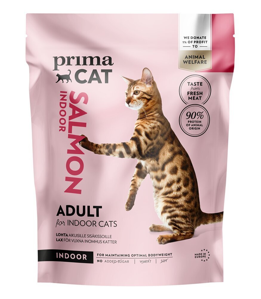 PrimaCat täistoit kassidele lõhega 1,4kg hind ja info | Kuivtoit kassidele | kaup24.ee