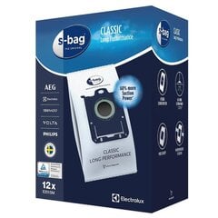 Пылесборники s-bag Classic Long Performance, Electrolux / 12 шт цена и информация | Аксессуары для пылесосов | kaup24.ee