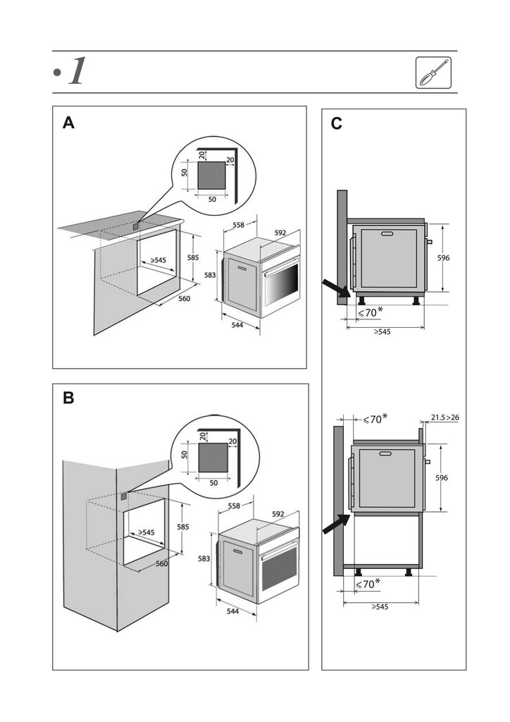 Integreeritav ahi De Dietrich DOP7350A цена и информация | Ahjud | kaup24.ee