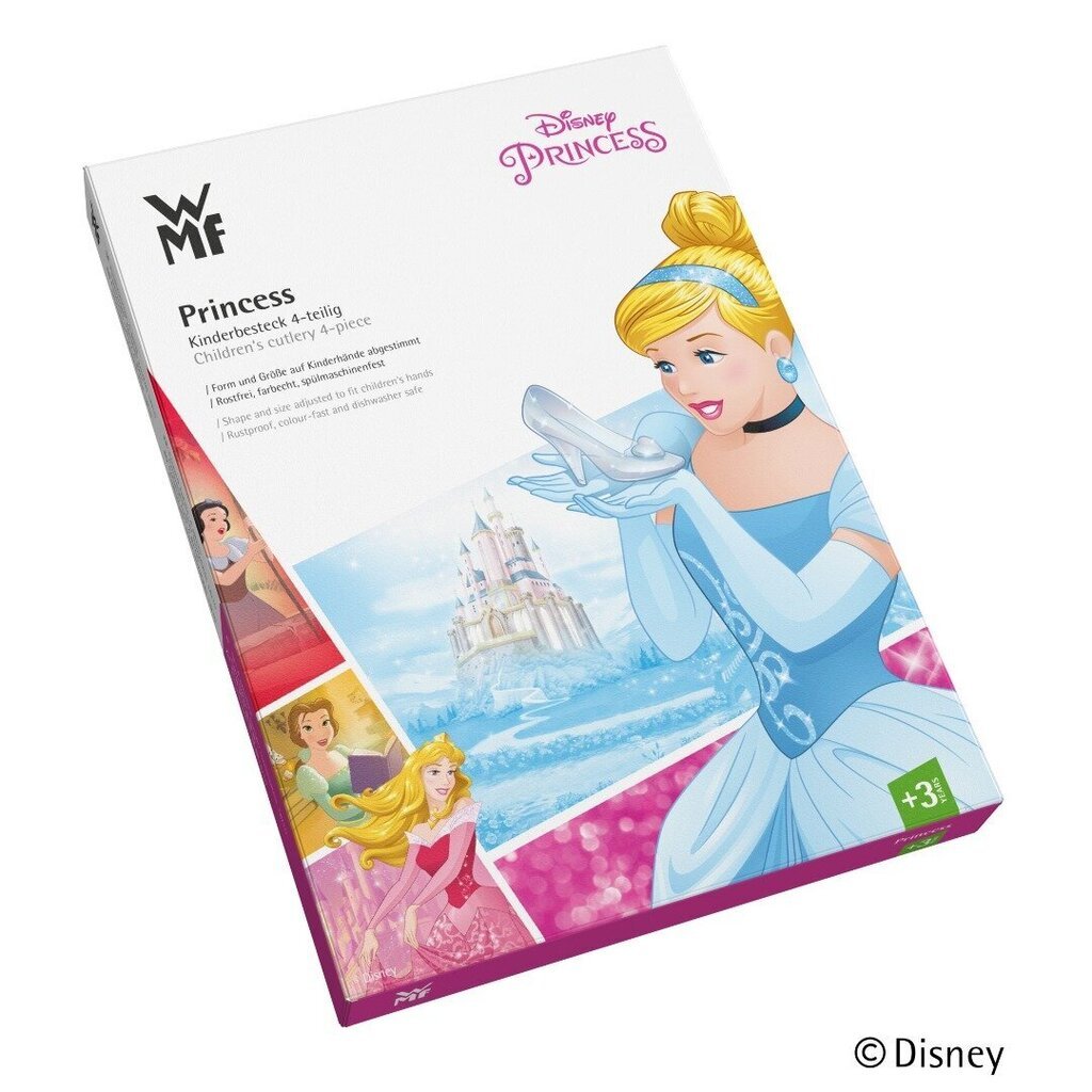 Laste söögiriistade komplekt WMF Disney Printsess 4-osaline цена и информация | Laste sööginõud | kaup24.ee