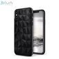 Blun 3D Prism Shape Super Thin Silicone Back cover case for Huawei Mate 20 Lite Black hind ja info | Telefoni kaaned, ümbrised | kaup24.ee