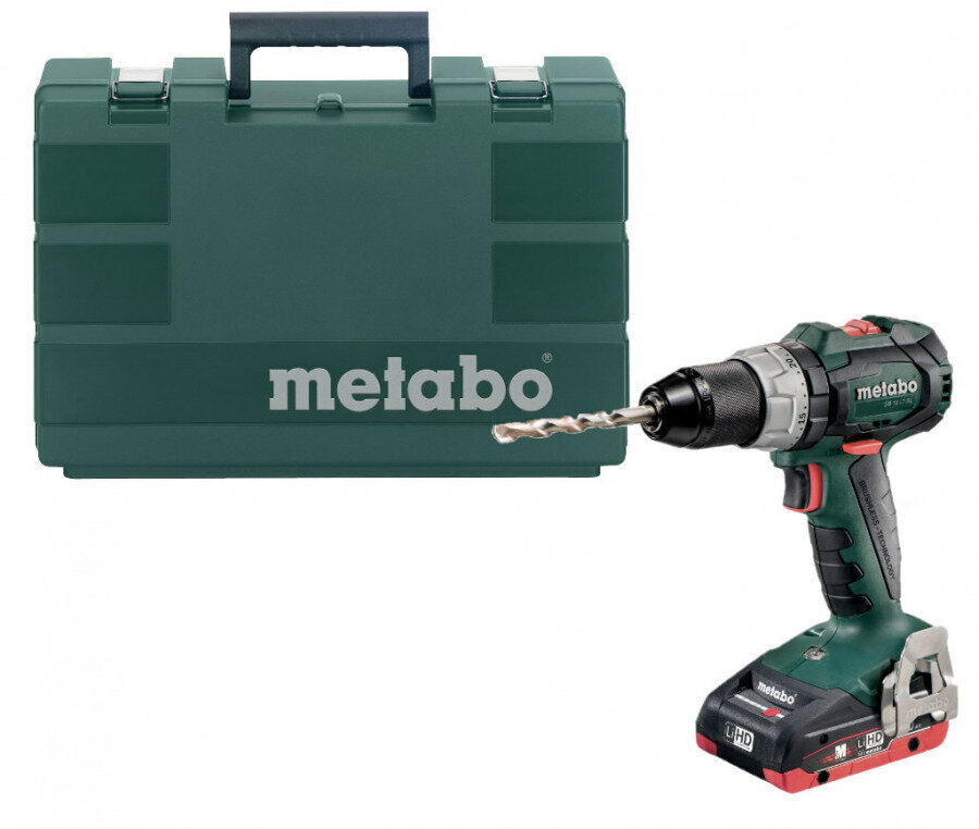 Löögiga akutrell SB 18 LT BL / 2 x 4,0 Ah LiHD, Metabo цена и информация | Akutrellid ja akukruvikeerajad | kaup24.ee