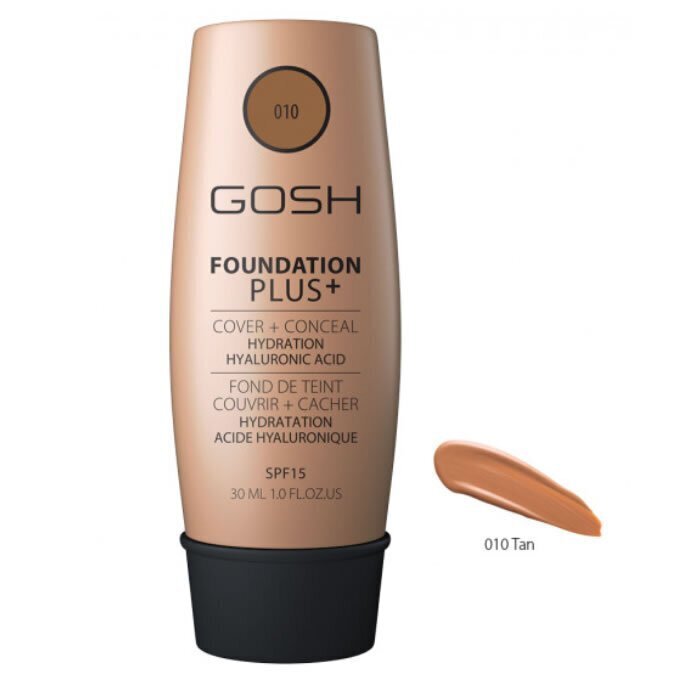 GOSH Foundation Plus+ jumestuskreem 30 ml, Tan hind ja info | Jumestuskreemid, puudrid | kaup24.ee