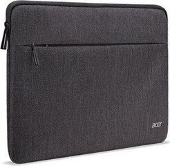 ACER 14 PROTECTIVE SLEEVE - DUAL TONE DARK GRAY WITH FRONT POCKET цена и информация | Рюкзаки, сумки, чехлы для компьютеров | kaup24.ee