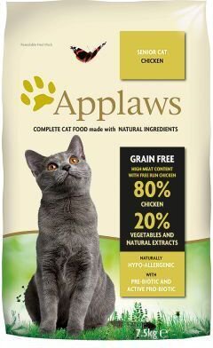 Applaws kuivtoit eakatele kassidele, kanaga hind ja info | Kuivtoit kassidele | kaup24.ee