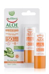 Equilibra Aloe Solare SPF50 Солнцезащитный стик 10 мл цена и информация | Кремы от загара | kaup24.ee