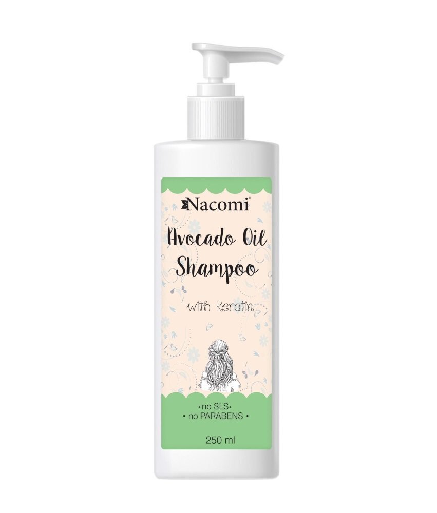 Nacomi Avocado Oil šampoon 250 ml цена и информация | Šampoonid | kaup24.ee