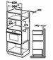 Integreeritav mikrolaineahi Bomann MWG3001HEB, 25 L, roostevaba teras hind ja info | Mikrolaineahjud | kaup24.ee