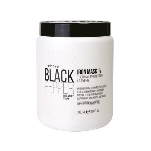 Inebrya Black Pepper Iron juuksemask 1000 ml hind ja info | Maskid, õlid, seerumid | kaup24.ee