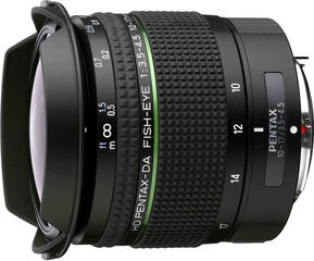 HD Pentax DA 10-17mm f/3.5-4.5 ED objektiiv hind ja info | Pentax Mobiiltelefonid, foto-, videokaamerad | kaup24.ee