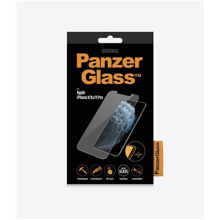 PanzerGlass kaitseklaas iPhone X/Xs/11 Pro цена и информация | Ekraani kaitsekiled | kaup24.ee