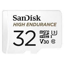 Mälupulk SANDISK 32GB High Endurance microSDHC hind ja info | Fotoaparaatide mälukaardid | kaup24.ee