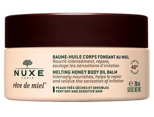 <p>Крем для тела NUXE Reve de Miel Melting Honey Body Oil Balm, 200 мл</p>
 цена и информация | Кремы, лосьоны для тела | kaup24.ee