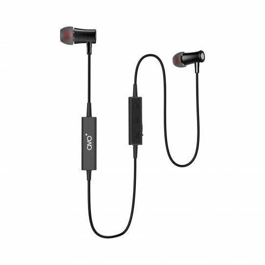 Juhtmevabad mikrofoniga kõrvaklapid sportimiseks AVO+ BHS-200 Premium, must цена и информация | Kõrvaklapid | kaup24.ee
