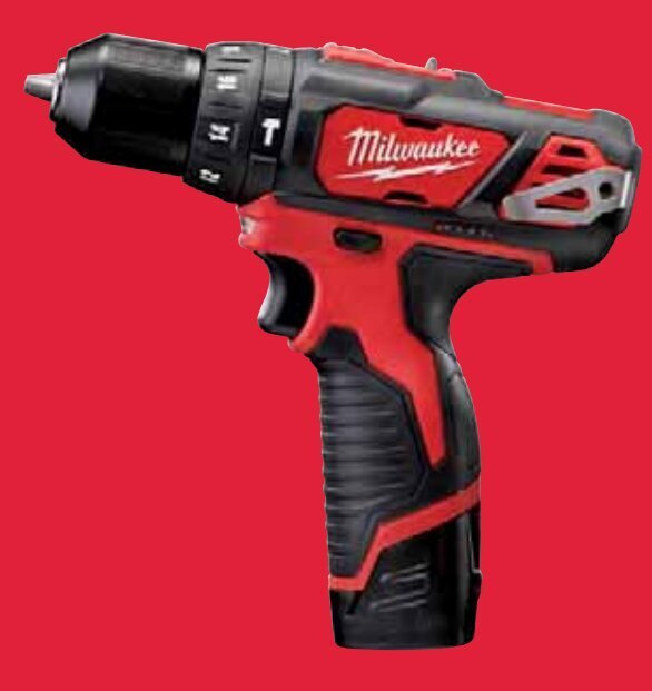 Akulöökrell Milwaukee M12 BPD-202C 12V / 2x2,0 Ah liitiumioon цена и информация | Akutrellid, kruvikeerajad | kaup24.ee