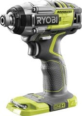 Ryobi ONE+ аккумуляторная ударная отвертка 18V, бесщеточная. цена и информация | Механические инструменты | kaup24.ee