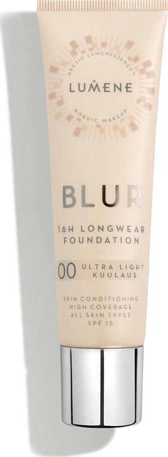 LUMENE Longwear jumestuskreem SPF15 00 Ultra Light 30ml hind ja info | Jumestuskreemid, puudrid | kaup24.ee