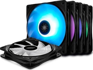 Вентилятор Deepcool DP-FRGB-RF120-5C-M цена и информация | Компьютерные вентиляторы | kaup24.ee