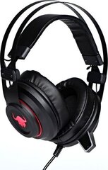 Red Fighter H3 Gaming Headset Игровые наушники с Mикрофоном и LED / 2x 3.5mm / USB / подсветкой цена и информация | Наушники | kaup24.ee