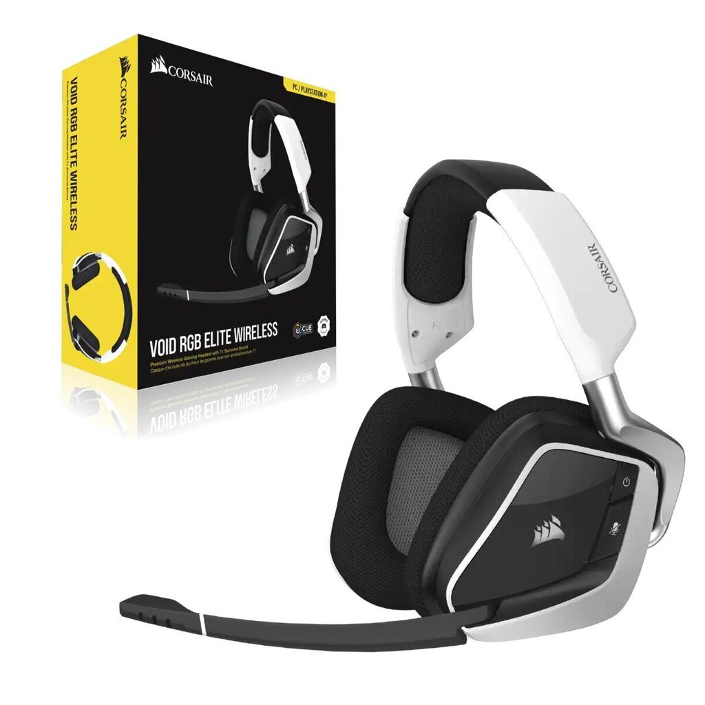 Corsair Void Elite RGB USB White hind ja info | Kõrvaklapid | kaup24.ee