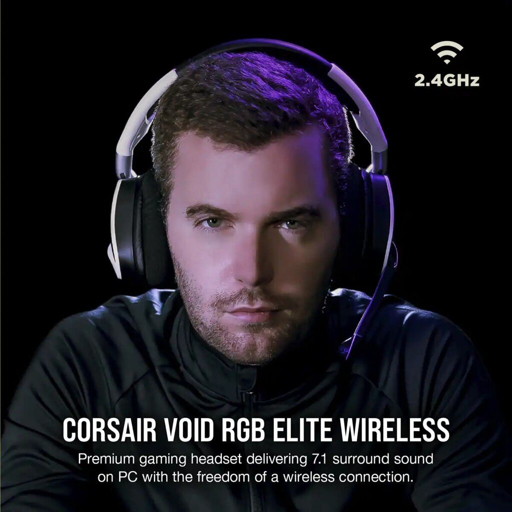 Corsair Void Elite RGB USB White hind ja info | Kõrvaklapid | kaup24.ee