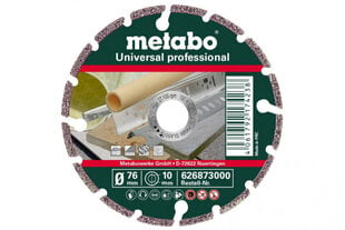 Teemant lõikeketas 76x1,2/10mm Professional UP, Metabo hind ja info | Elektrilised saed, mootorsaed ja tarvikud | kaup24.ee