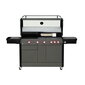 Gaasigrill Mustang Sapphire 5+1+1 must, 204 x 59 x 117 cm hind ja info | Grillid | kaup24.ee