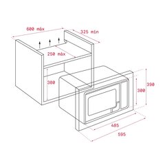 Teka ML 820 BIS цена и информация | Микроволновые печи | kaup24.ee