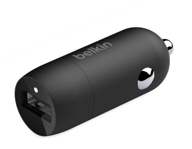 Belkin CCA002BTBK USB-A 18W auto kiirlaadija 3.0 цена и информация | Mobiiltelefonide laadijad | kaup24.ee