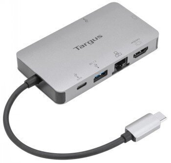TARGUS USB-C SINGLE VIDEO 4K HDMI/VGA DOCK W\ 100W POWER PASS цена и информация | USB jagajad, adapterid | kaup24.ee