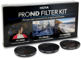 Hoya filtrikomplekt Pro ND8/64/1000 58mm цена и информация | Фильтр | kaup24.ee