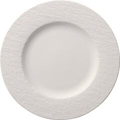 Тарелка Villeroy & Boch Manufacture Rock, 27 см, Blanc цена и информация | Посуда, тарелки, обеденные сервизы | kaup24.ee