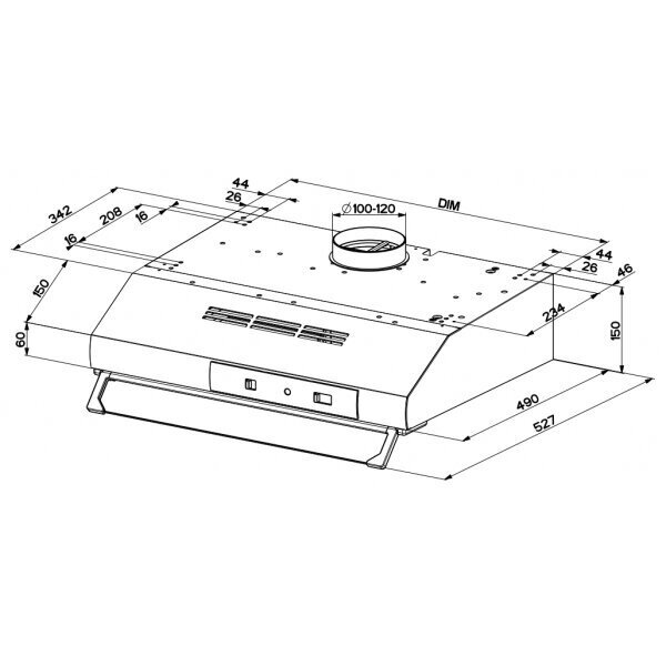 Faber TCH04 WH16A 741 hind ja info | Õhupuhastid | kaup24.ee