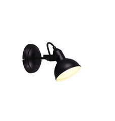 Точечный светильник (спот) Gina 1 лампа E14 матовый черный цена и информация | Настенные светильники | kaup24.ee