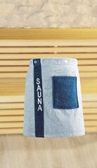 Gözze meeste saunaseelik Sauna, sinine, 50 x 136 cm hind ja info | Sauna aksessuaarid | kaup24.ee